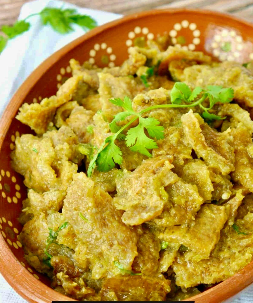 Chicharrón en Salsa Verde