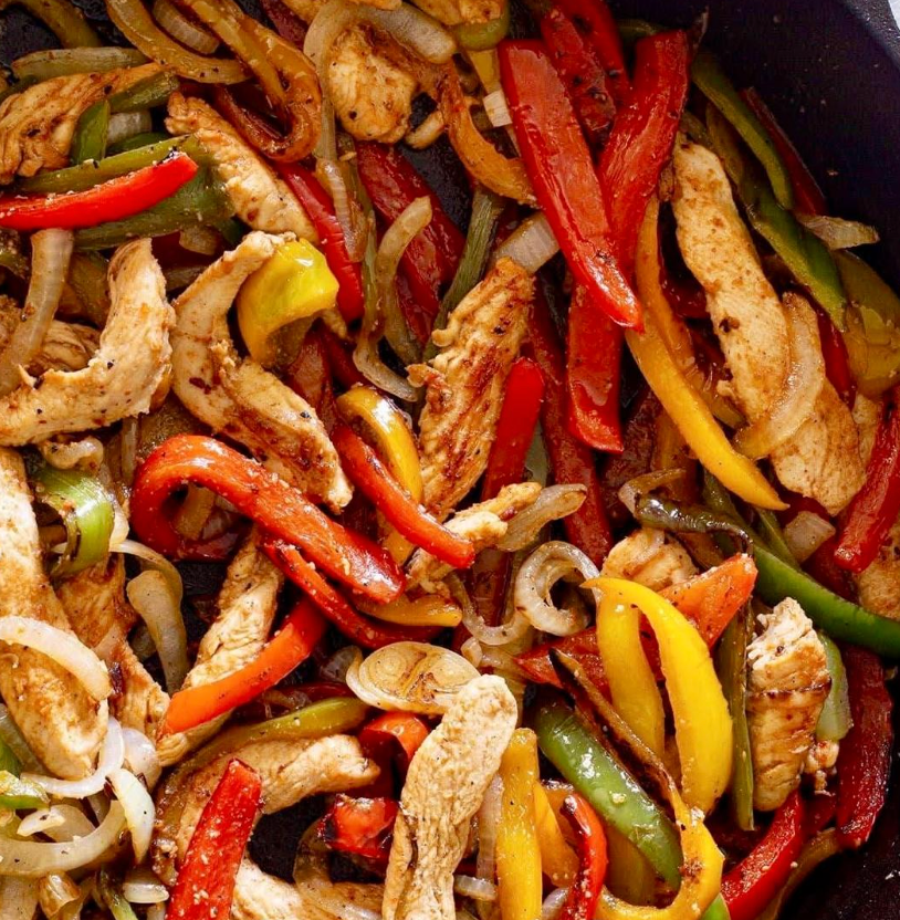 Fajitas de Pollo con Verduras
